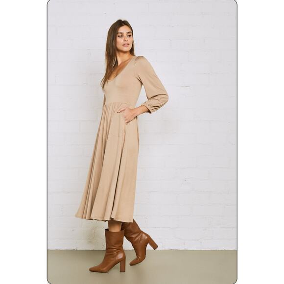 Rachel Pally Marion Dress - XL - Color Camel - Picture 3 of 13